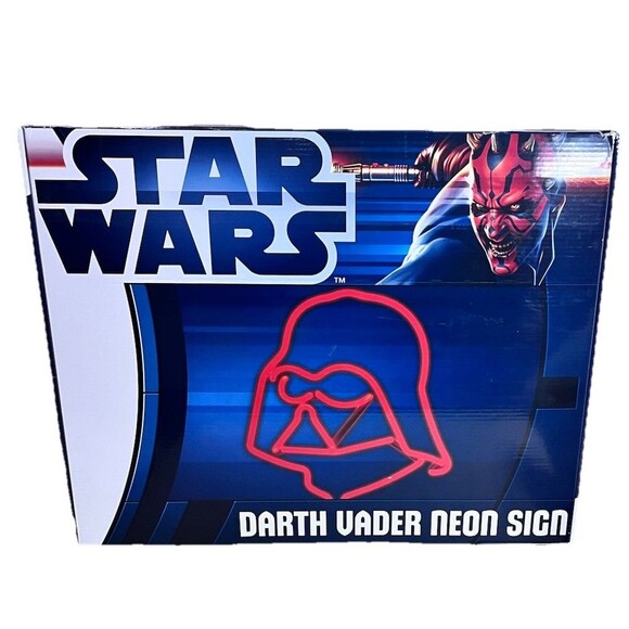 Star Wars Darth Vader Sith Neon Sign 11.5 Tall w/Stand Brand New - Picture 1 of 4